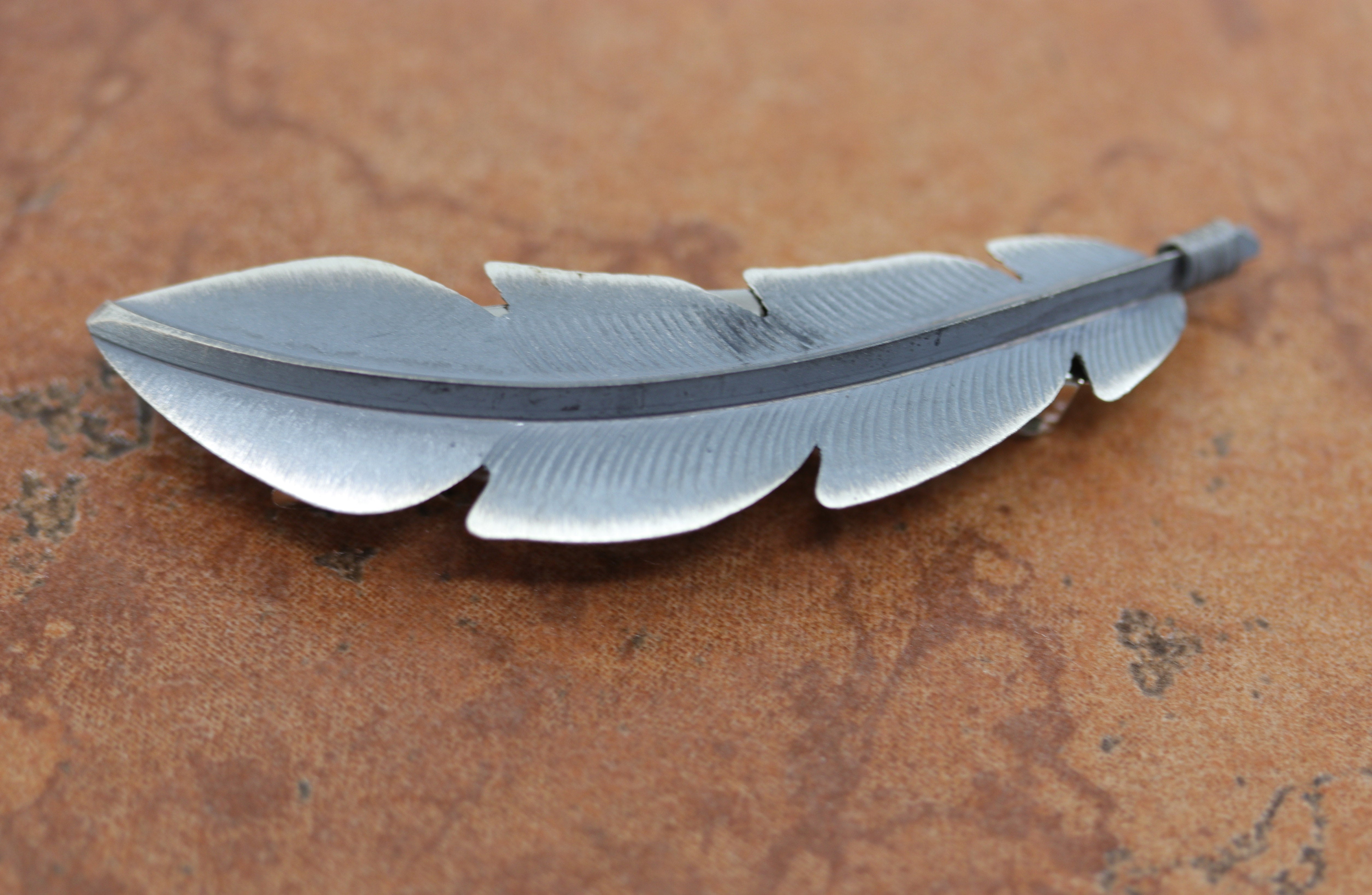 Lovely Navajo Native American Barrette made from sterling silver and turquoise. It is 7/8" long, and about 3" wide.