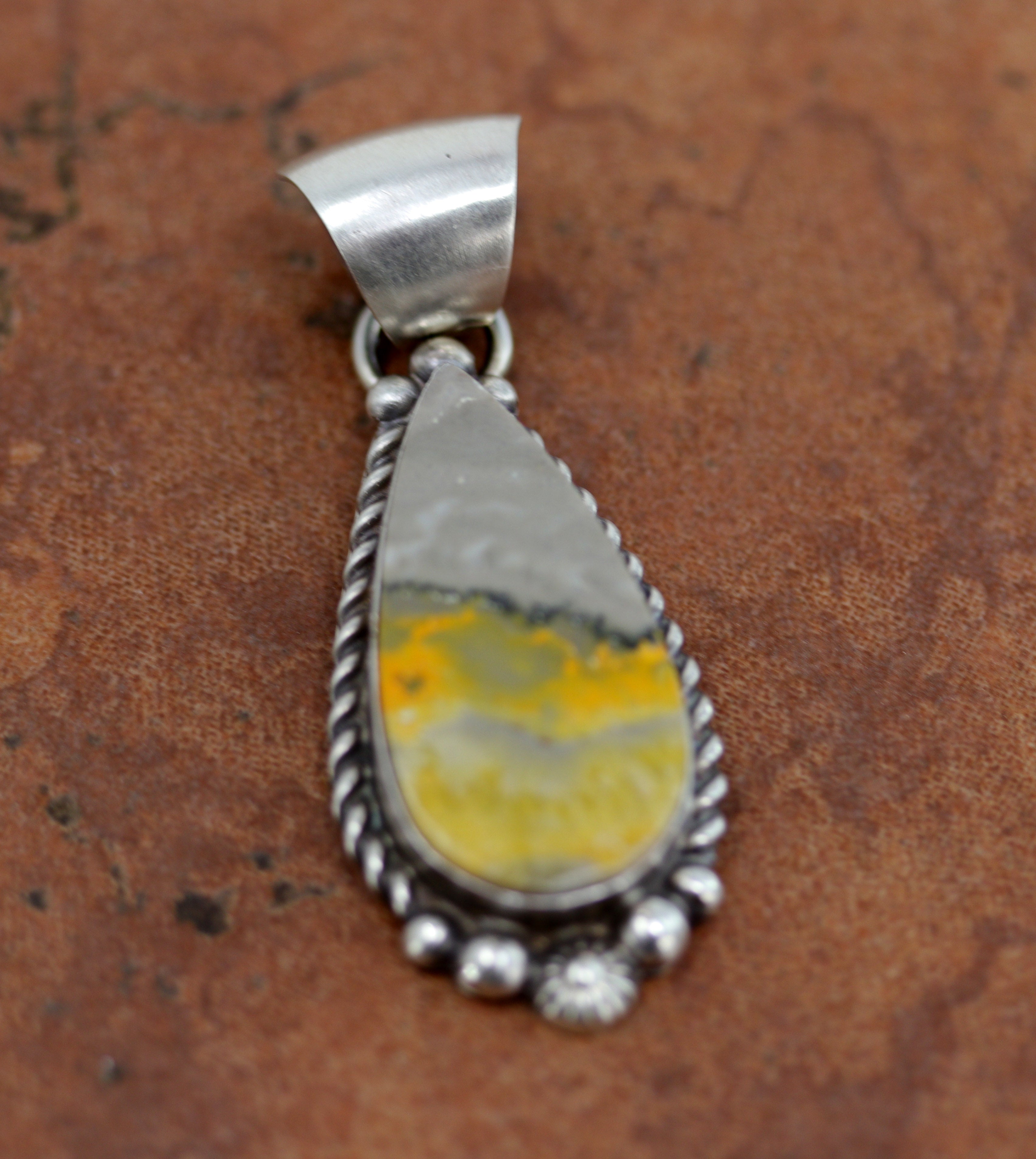 Bumblebee popular Jasper Pendant