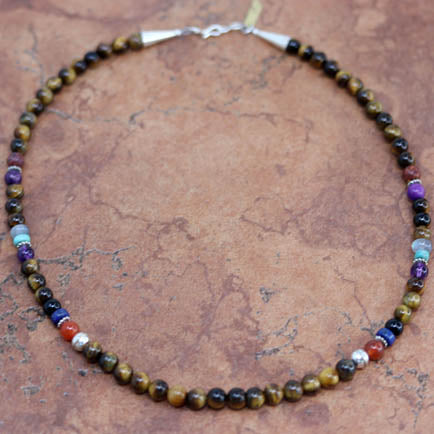 Brown Native offers American Tigers Eye Necklace