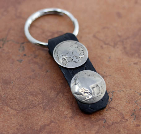 Buffalo Nickel Key Ring